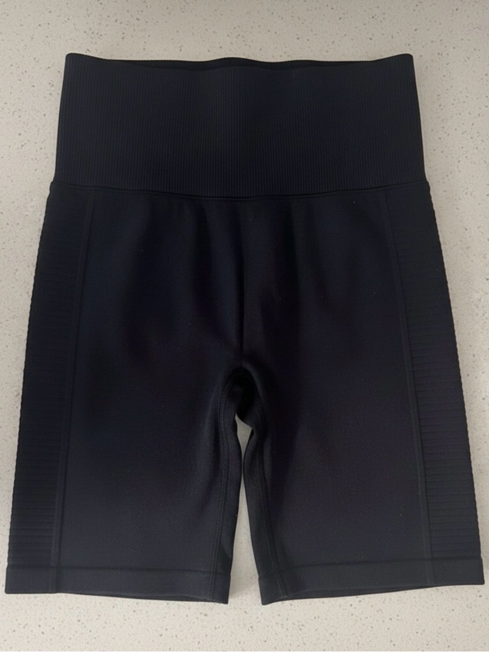 Ryka Black High-Waist Biker Shorts